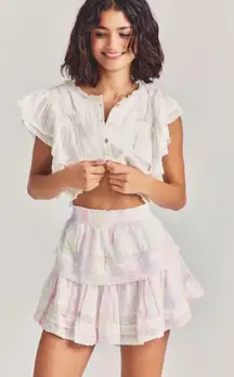 Loveshackfancy Ruffle Mini Skirt 