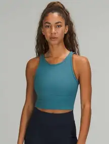 Lululemon blue power pivot tank