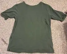 Urban Outfitters Army Green Short Sleeve Crewneck Dress 