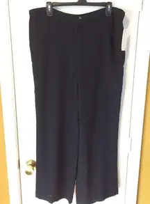 Dana Buchman "DB Life" women's 36 waist seamed thin wool rayon work casual pants