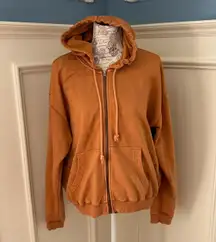 Distressed BDG hoodie jacket