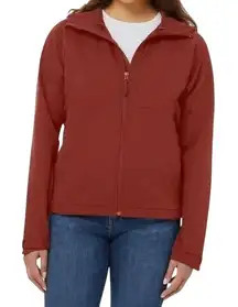 KIRKLAND Signature Womens Red Water Wind Resistant Hooded Jacket Large