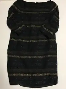 Zara blue textured sparkly dress small