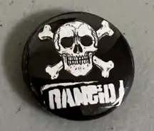Rancid Punk Rock Band Skull Fashion Pin Brooch 💀