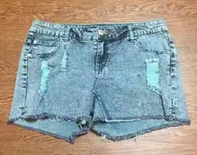 • CELEBRITY PINK • Teal Shorts