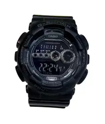 Casio G-Shock GD-100 Black Digital Watch 3263 Shock Resistant 20BAR Tested