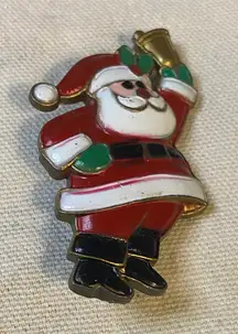 Festive Santa Claus Pin