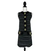 Dolce & Gabbana Sleeveless Tweed Shift Dress