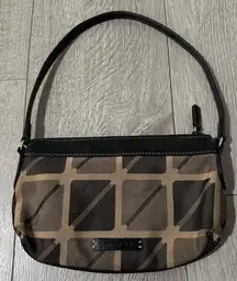 Nine and Co Y2K Plaid Brown Mini Shoulder Bag