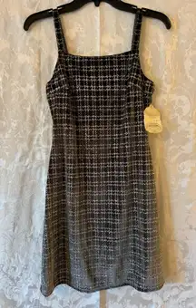 Alter”d state NWT Silver and Gray Plaid Dress