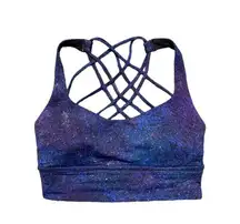 ★  “Free to be” Sports Bra - Polar Lights Multi Blue ★