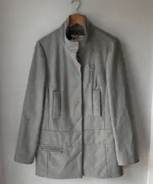By Malene Birger Medium Wool Military Style Elegant Gray Coat