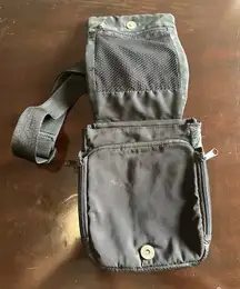 Y2K 90s Streetwear Black Crossbody Chest Belt Bag