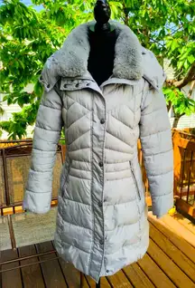 Beautiful flattering puffer coat 🌸🌸🌸