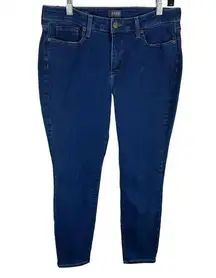 NYDJ  Medium Wash Ami Skinny Lift X Tuck Technology Mid Rise Cropped Jeans Sz 10P