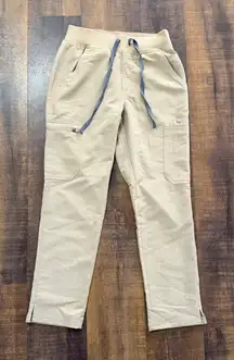 Figs Tan Latte Yola Skinny Scrub Pants Size S/P