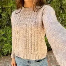 magaschoni light pink sweater