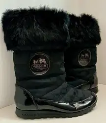 Coach “Joyous” Signature Black Boots