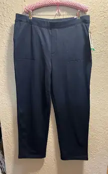 Mondetta Blue Herringbone Straight Leg Pants Woman’s XL NEW