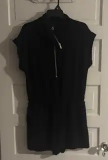 Lou & Grey Black Romper Jumpsuit Travel Set