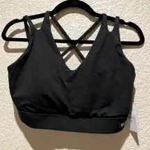 NWT Cotton On Black Sports Bra Size 12