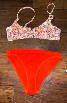 High waisted bikini set