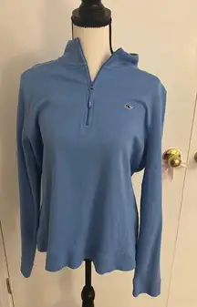 blue quarterzip