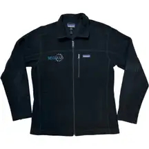 Patagonia Black Full Zip Fleece Men's Jacket - Logo REGULUS - Size M Medium