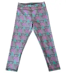 Hallow and Plank 80s Triangle Geo Print Leggings Medium