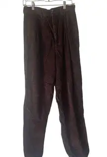 Eddie Bauer Vintage 90s Women's Size 14 Tall Chocolate Brown Corduroy Pants