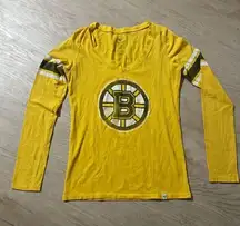 Boston Bruins ‘47 Yellow Cotton Blend Shirt