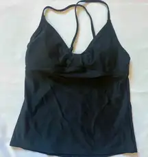 Athleta Knot Front Tankini, Black SIZE 34
B/ C