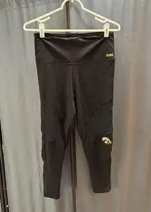 iowa hawkeye pink vs leggings