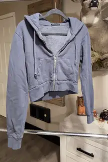 Brandy Melville Jacket Zip-Up Cropped