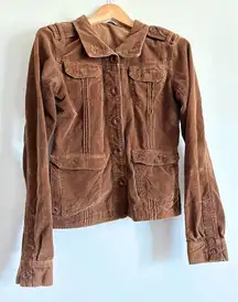 VINTAGE Hurley button up brown jacket​​​​​​​​​​​​​​​​​​