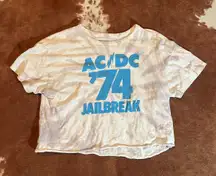 AC/DC cropped tee 