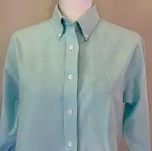 Cabin Creek Aqua Button Down | Size 12P | EUC | Discontinued