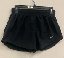 Nike running drifit solid black 3” inseam size medium #751