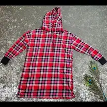 Betsey Johnson Fleece Hooded Sleepshirt