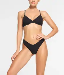 New  Cotton Jersey T-shirt Bra Soot Size 30D NWT