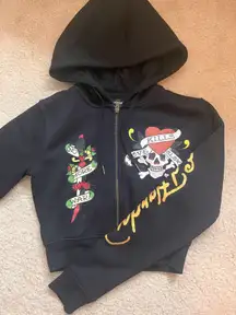 ed hardy zip up