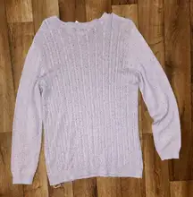 Basic Editions Lavender Sweater size Large 