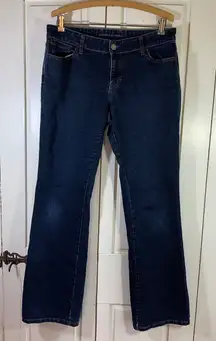 Banana Republic Women's Dark Wash Denim Jeans Size 30 Bootcut Classic READ FLAW