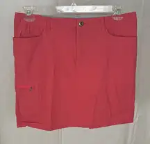 Patagonia Pink Cargo Skort with Pocket Detail Size 10