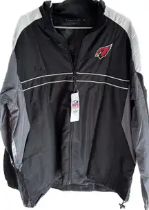 Arizona Cardinals Zip Up Windbreaker