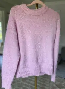 A New Day Knit Sweater Pullover Buttery Soft Fluffy Cozy Pink Winter Autumn Boho