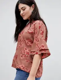 Floral Swing Top Blouse