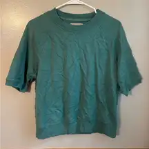 EVERLANE The Lightweight French Terry Tee Green Women’s Medium