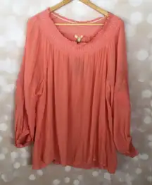 Kori American Coral Blouse