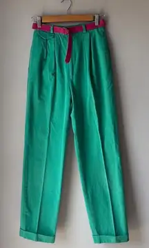 Vintage Ralph Lauren Preppy Cotton Pants Belt